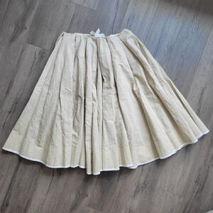 La Reverie linen Midi skirt M